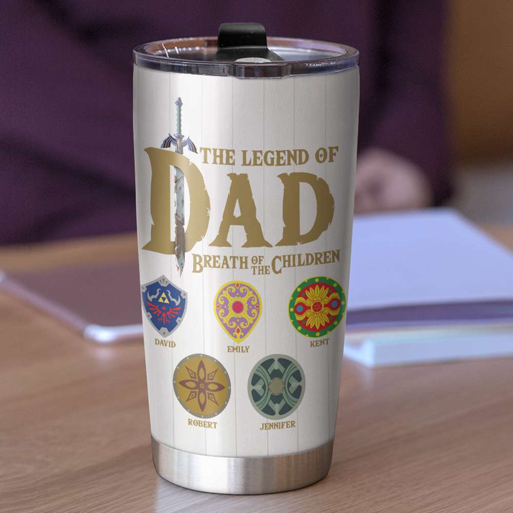 Dad The Legend Of Dad 02naqn300523 Personalized Tumbler - Tumbler Cup - GoDuckee