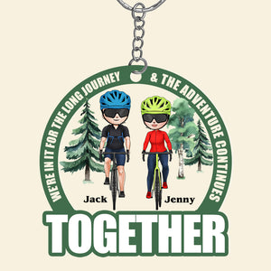 Together- 01qhtn230623hh Personalized Keychain - Keychains - GoDuckee