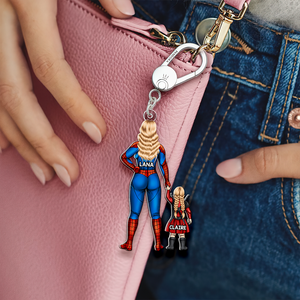 Personalized Gifts For Mom Keychain 07QHHU240225PA - Keychains - GoDuckee