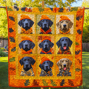 Labrador Retriever Dog Christmas Quilt Bed Set Gifts For Dog Lovers 02HUDT051124 - Blanket - GoDuckee