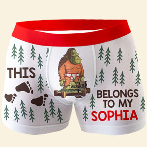 Personalized Gifts For Husband This Feet Belongs To My Love - Boxer Briefs - GoDuckee