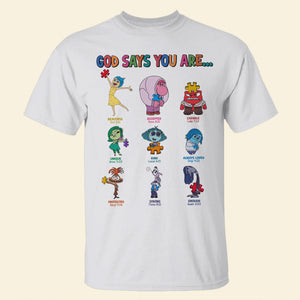 Gifts For Autistics Shirt 02hutn240225 God Say You're Beautiful, Strong And Unique - Shirts - GoDuckee