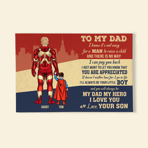 Personalized Gifts For Dad Canvas Print 06NADT180424PA Father's Day - Canvas Print - GoDuckee