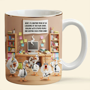 Silly Goose Coworker Mug Personalized Gifts For Coworkers 03KIDT221125 - Coffee Mug - GoDuckee