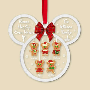 Baked Happily Ever After 04HTDT011123 Personalized Ornament, Gifts For Family - Ornament - GoDuckee