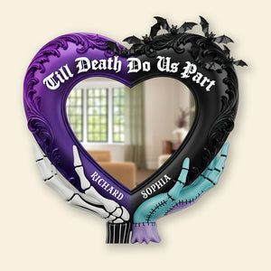 Spooky Couple Mirror - Personalized Gifts For Couple 03pgqn300725 - Mirror - GoDuckee