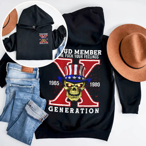 Generation X Shirt, Proud Member Of The F Your Feelings 146acxx260824 - Shirts - GoDuckee