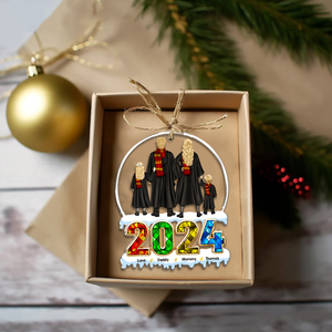 Personalized Gifts For Family Acrylic Ornament 02achu260924tm - Ornament - GoDuckee