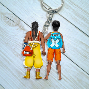 Personalized Gifts For Couple Keychain 02qhhu090125pa - Keychains - GoDuckee