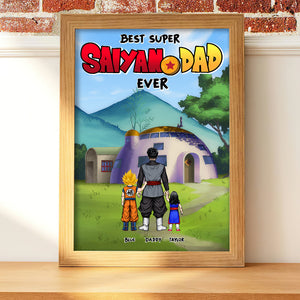 Best Dad Ever, Personalized Canvas Poster, Gift For Dads, 01huhu010623hh - Poster & Canvas - GoDuckee