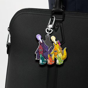 Personalized Gifts For Family Keychain Monster Family 05QHHU130325TM - Keychains - GoDuckee