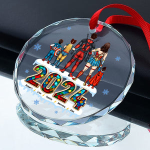 Personalized Gifts For Family Christmas Ornament 01achu011024tm - Ornament - GoDuckee