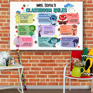 Personalized Gifts For Teacher Poster Classroom Rules 04XQMH070824 - Poster & Canvas - GoDuckee