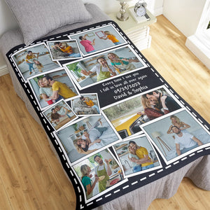 Every Time I see you, I Fall In Love All Over Again, Custom Photo Couple Blanket, Valentine Gifts, Couple Gifts - Blanket - GoDuckee