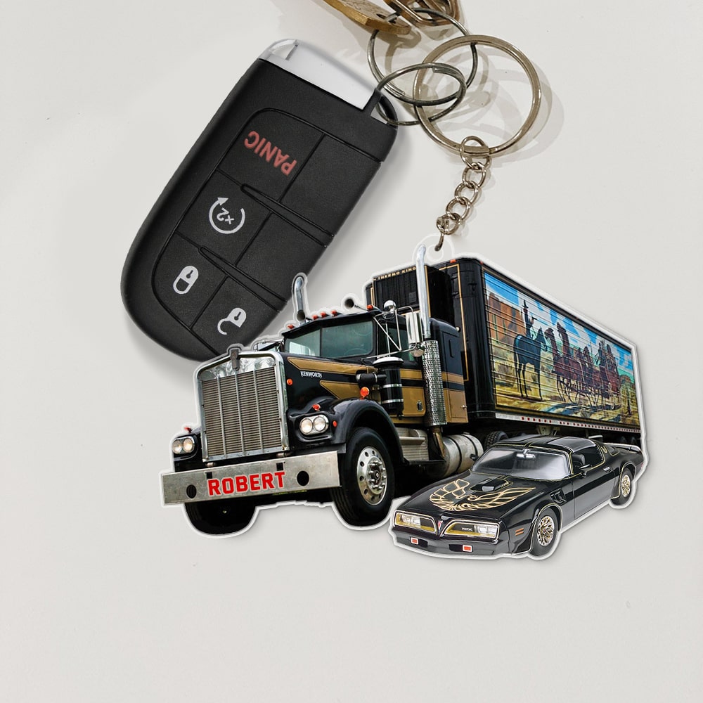 Pesonalized Truck Driver Flat Shape Keychain,Custom Truck Driver Keychain  bulk, Truck Driver Gifts For Men Keychain, Customize Truck Driver Gifts