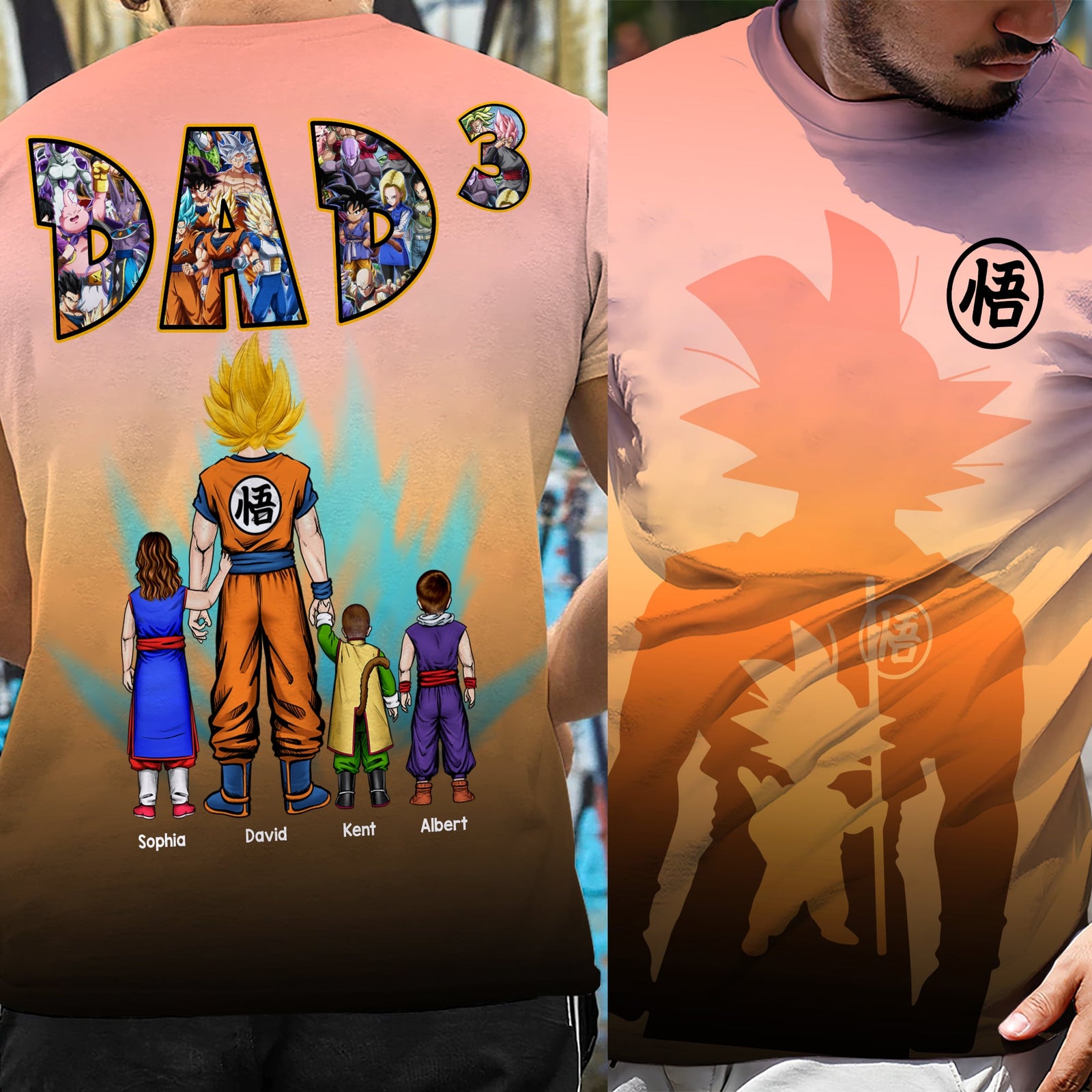 Personalized Gifts For Dad 3D Shirt 03QHQN170424HH Father's Day - 3D Shirts - GoDuckee