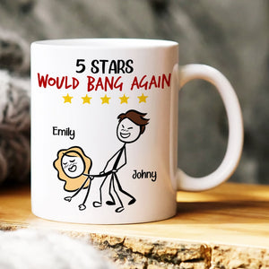 Couple, Would Bang Again, Personalized Mug, Gift For Couple - Coffee Mug - GoDuckee