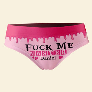 Personalized Gifts For Her Pink Women's Brief Naughty Valentine's Gifts - Boxer Briefs - GoDuckee