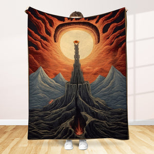 Gifts For Fantasy Novel & Movie Fans Blanket 03qhtn120924 Various Locations Quilted Art Effect - Blanket - GoDuckee