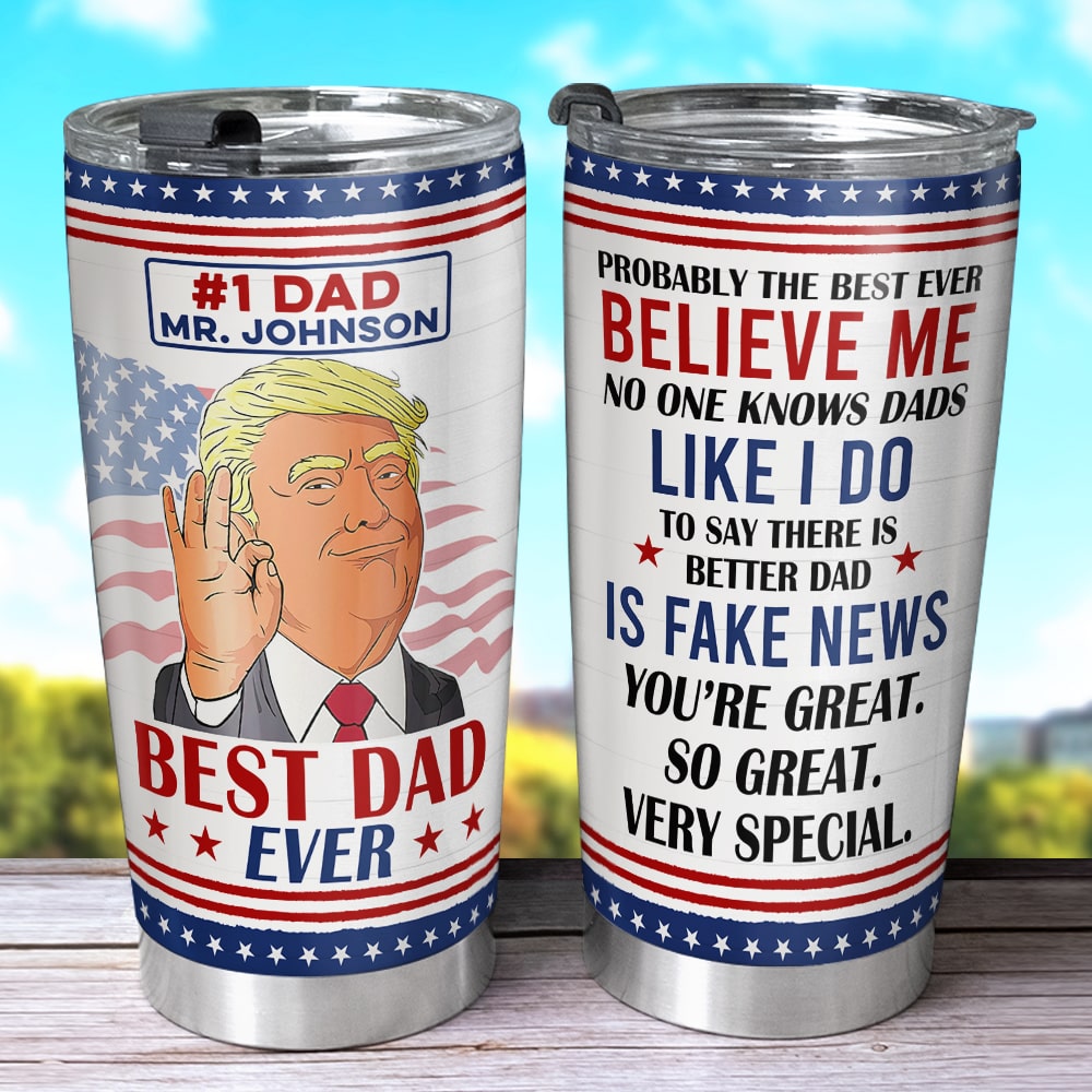 Great Dad - Personalized Dad Tumbler - 11QHQN300523 father's day - Tumbler Cup - GoDuckee