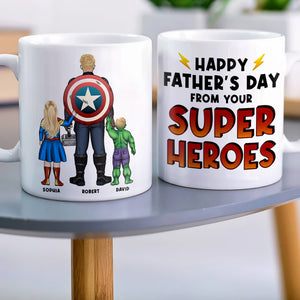 Dad Happy Father's Day, Personalized Coffee Mug, Best Dad Ever Mug, Gift For Dad 09acqn220523tm - Coffee Mug - GoDuckee