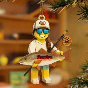 Personalized Gifts For Fishing Lovers, Fishing Custom Photo Acrylic Ornament 04pgmg120925 - Ornament - GoDuckee