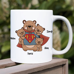 Bear Dad Personalized Coffee Mug 05nahn250423ha - Coffee Mug - GoDuckee