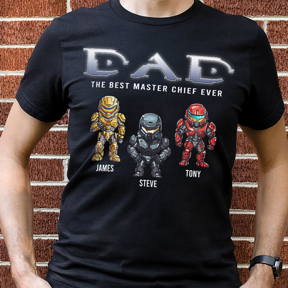 Dad The Best Master Chief 01dnpo020623 Personalized Shirt - GoDuckee