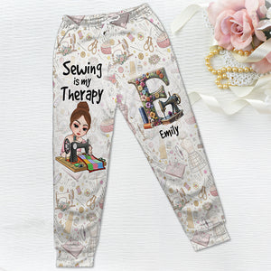 Personalized Gifts For Sewing Lovers 3D Sweatpants 06kaqn271124 Custom Alphabet Letter - Shorts and Pants - GoDuckee