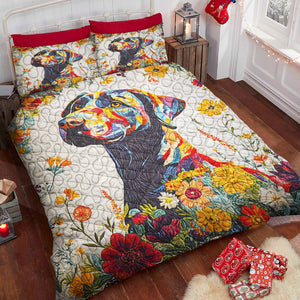 Labrador Retriever Dog Christmas Quilt Bed Set Gifts For Dog Lovers 02HUDT051124 - Blanket - GoDuckee