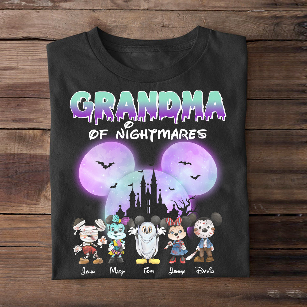 Grandma Of Nightmares Personalized Shirt 02HTTN090823HH - Shirts - GoDuckee