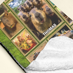 Personalized Gifts For Capybara Lover Blanket 05qhpu261224 - Blanket - GoDuckee