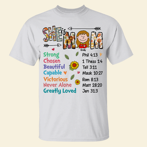 Personalized Gifts For Mom Shirt 01xqpu200225 She Is Mom - Shirts - GoDuckee
