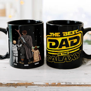 Personalized Gifts For Dad Coffee Mug The Best Dad In The Galaxy 06QHTN190124HHHG Father's Day Gifts - Coffee Mugs - GoDuckee