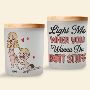 Personalized Gifts For Couple Scented Candle Light Me When You Want - Scented Candle - GoDuckee