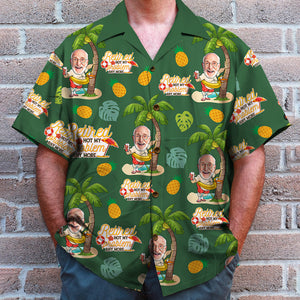 Retired Not My Problem Anymore, Custom Photo Hawaiian Shirt and Men Beach Shorts - Hawaiian Shirts - GoDuckee