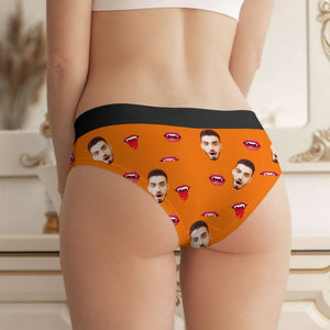 Personalized Gifts For Couple Boxer Briefs Custom Face Photo Halloween 01XQMH020824 - Boxer Briefs - GoDuckee