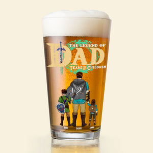 Personalized Gifts For Dad Beer Glass 02QHDT080524HG Father's Day - Drinkware - GoDuckee