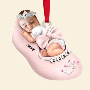 Custom Photo New Born Baby Christmas Ornament 03ohtn210924 - Ornament - GoDuckee