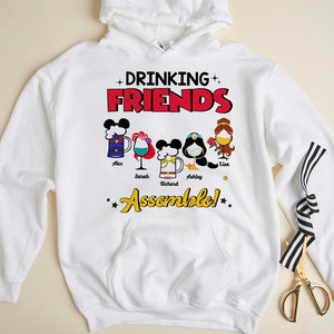 Drinking Friends Assemble 02tohn301023 Personalized Shirt - Shirts - GoDuckee