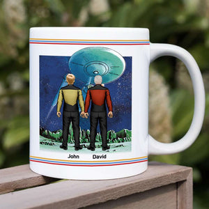 Space Best Dad In The Universe Personalized Coffee Mug DR-WHM-05dnhn190523hh - Coffee Mug - GoDuckee