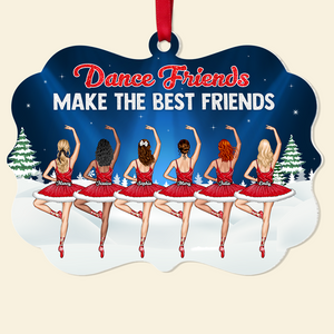 Personalized Gifts For Best Friends Christmas Ornament Dance Friends 02napu251124 - Ornament - GoDuckee