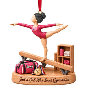 Beauty In Every Leap Christmas Ornament - Personalized Gifts For Gymnastics Lovers 05TTTN121026 - Ornament - GoDuckee