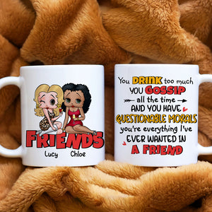 Friends, Gift For Best Friends, Personalized Mug, Bestie Drinking Mug 04HUHN050823HH - Coffee Mug - GoDuckee