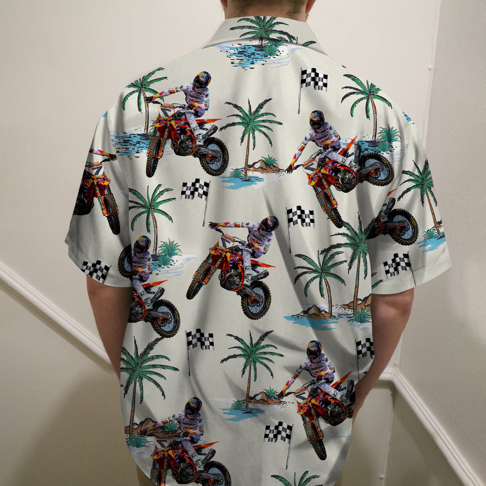 American Football Personalized Hawaiian Shirt Tropical Pattern 01acqn0 -  GoDuckee