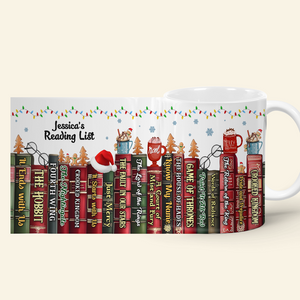 Personalized Gifts For Book Lover Christmas Coffee Mug 03HUPU221124 - Coffee Mug - GoDuckee