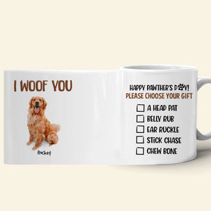 To The Best Dog Dad Custom Photo Personalized Coffee Mug - Coffee Mug - GoDuckee