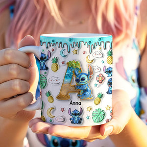 Custom Alphabet Letter Coffee Mug – Personalized Gifts for Cute Monsters 01tgqn110625 - Coffee Mug - GoDuckee