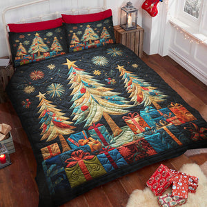 Classic Christmas Quilt Bed Set Special Line 03HUDT041124 - Blanket - GoDuckee