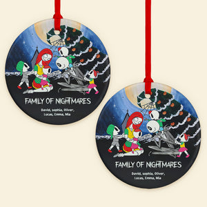 Family - Horror Midnight 05QHDT021123 Personalized Ornament, Gifts For Family - Ornament - GoDuckee